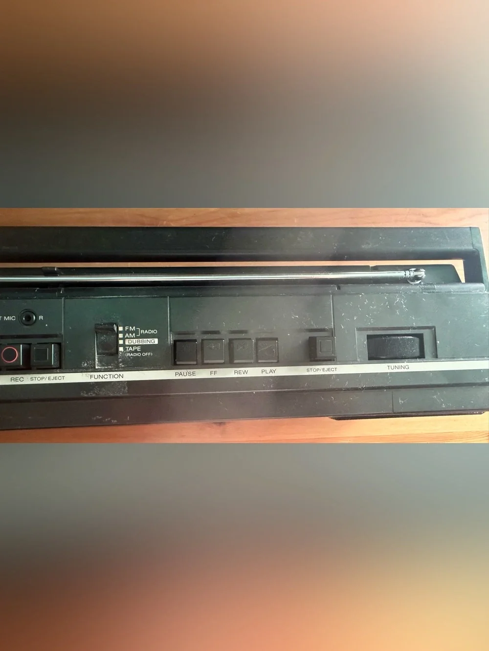 Vintage- Sony CFS-W30S Dual Cassette Boombox Player Recorder Stereo Radio AS-IS